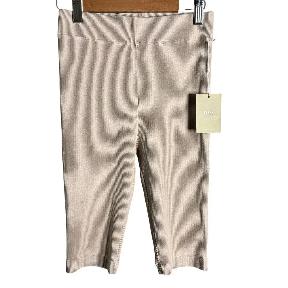 TKEES The Biker Short Sandy Taupe Size 2 / S NWT - Picture 5 of 7